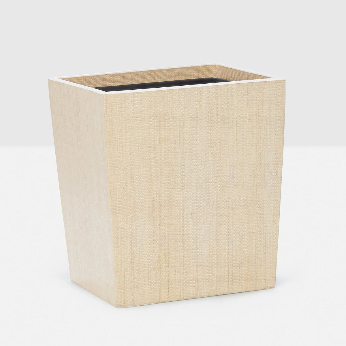 Pigeon and Poodle - PP001084 - Maranello Wastebasket - Maranello - Beige Abaca/White Resin