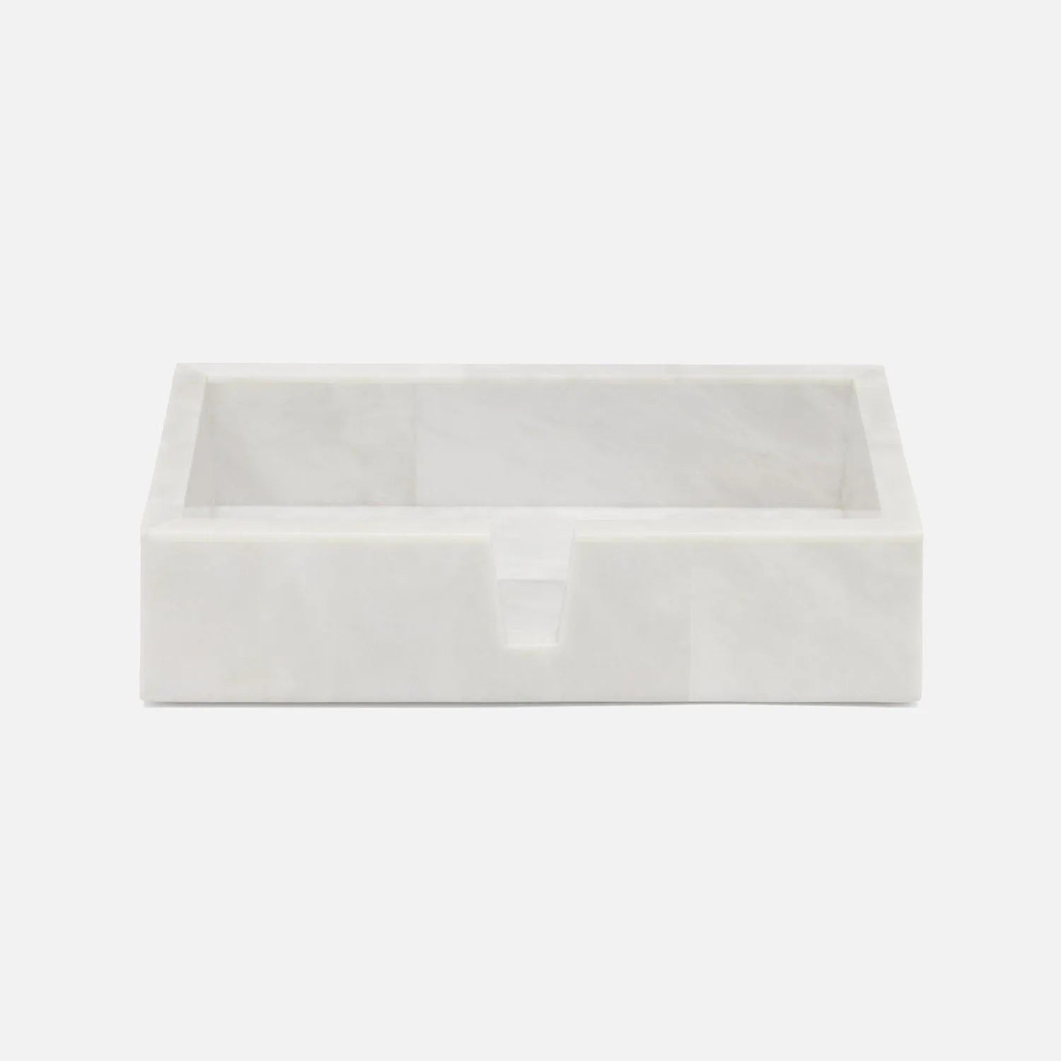 Pigeon and Poodle - PP006753 - Milan Hand Towel Tray - Milan - White Romblon Stone