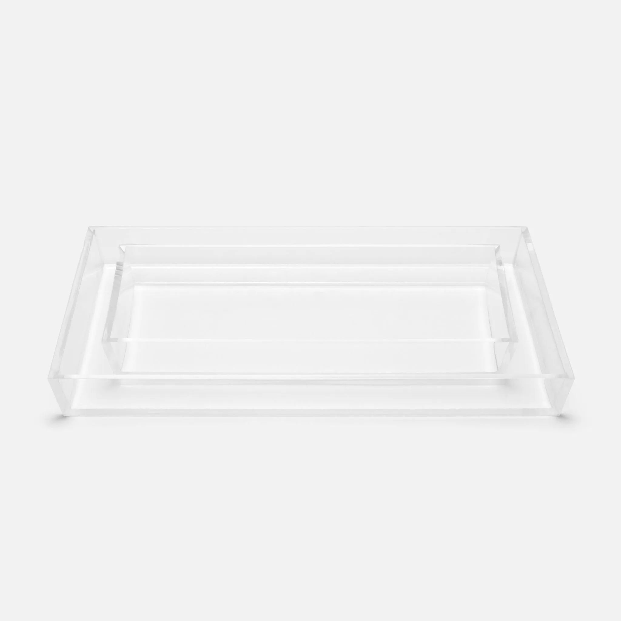 Pigeon and Poodle - PP004752 - Monette Trays - Monette - Clear Acrylic