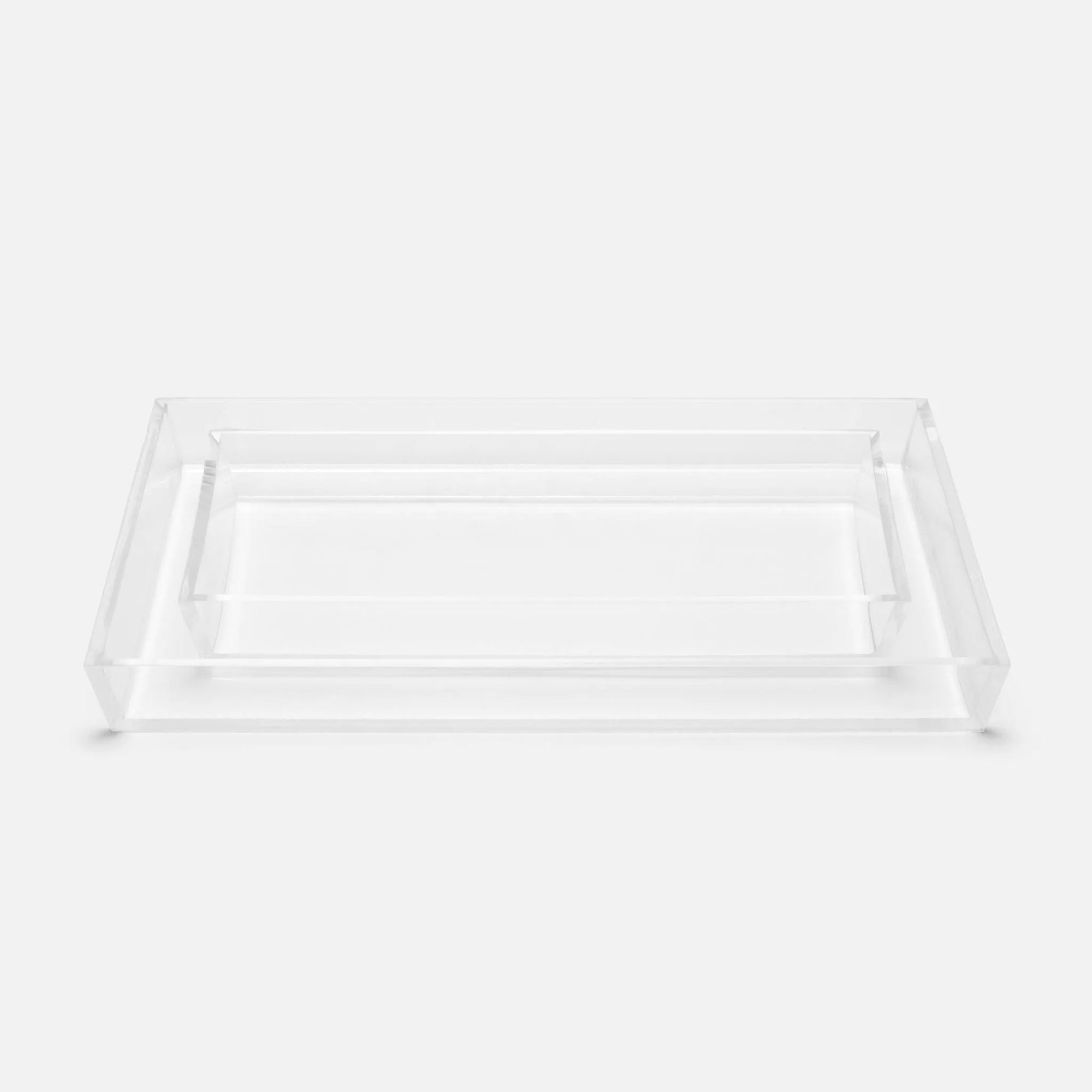 Pigeon and Poodle - PP004752 - Monette Trays - Monette - Clear Acrylic