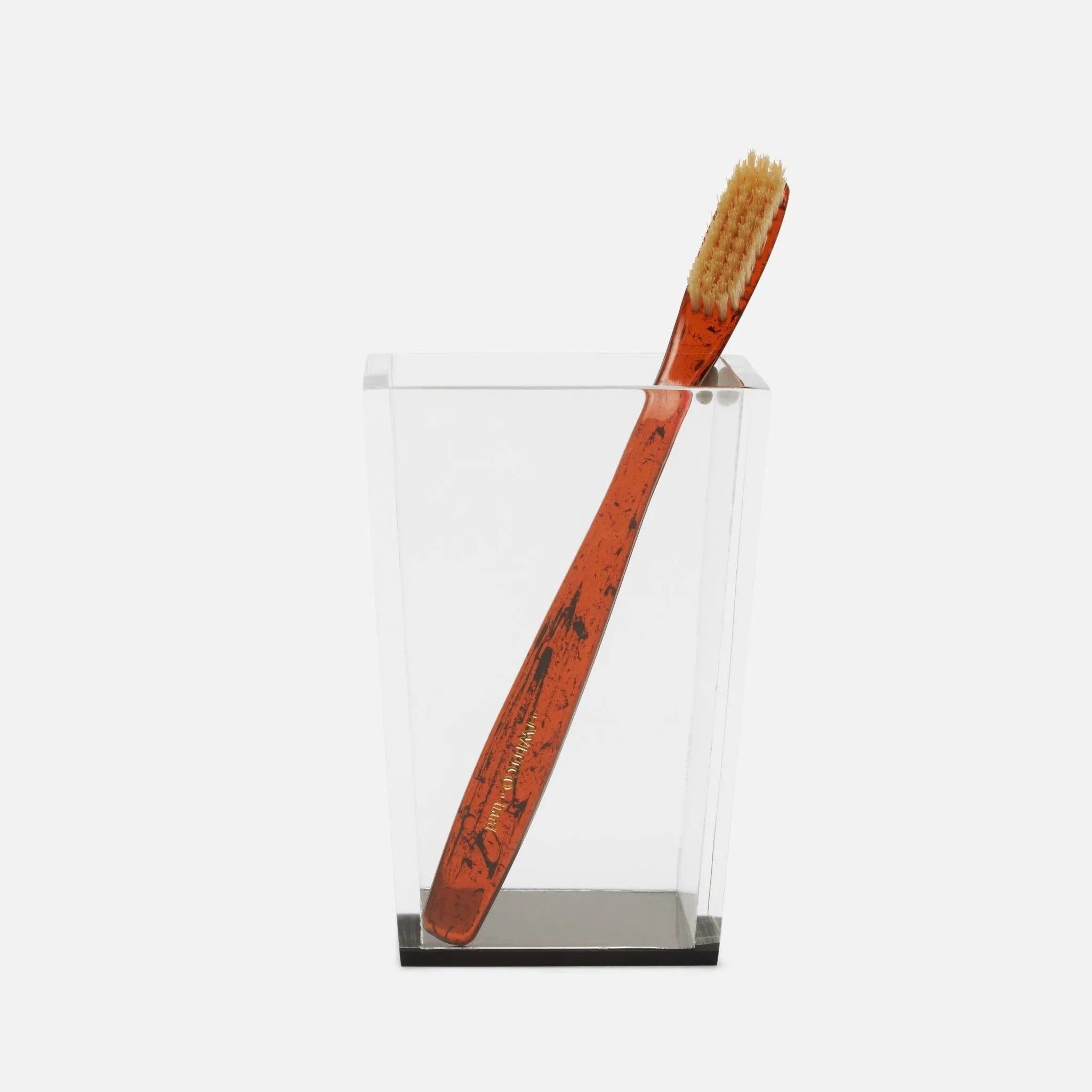Porte-pinceaux Monette de Pigeon and Poodle PP004688 en acrylique transparent