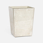 Pigeon and Poodle - PP001160 - Nora Wastebasket - Nora - Metallic Frost Painted Glass