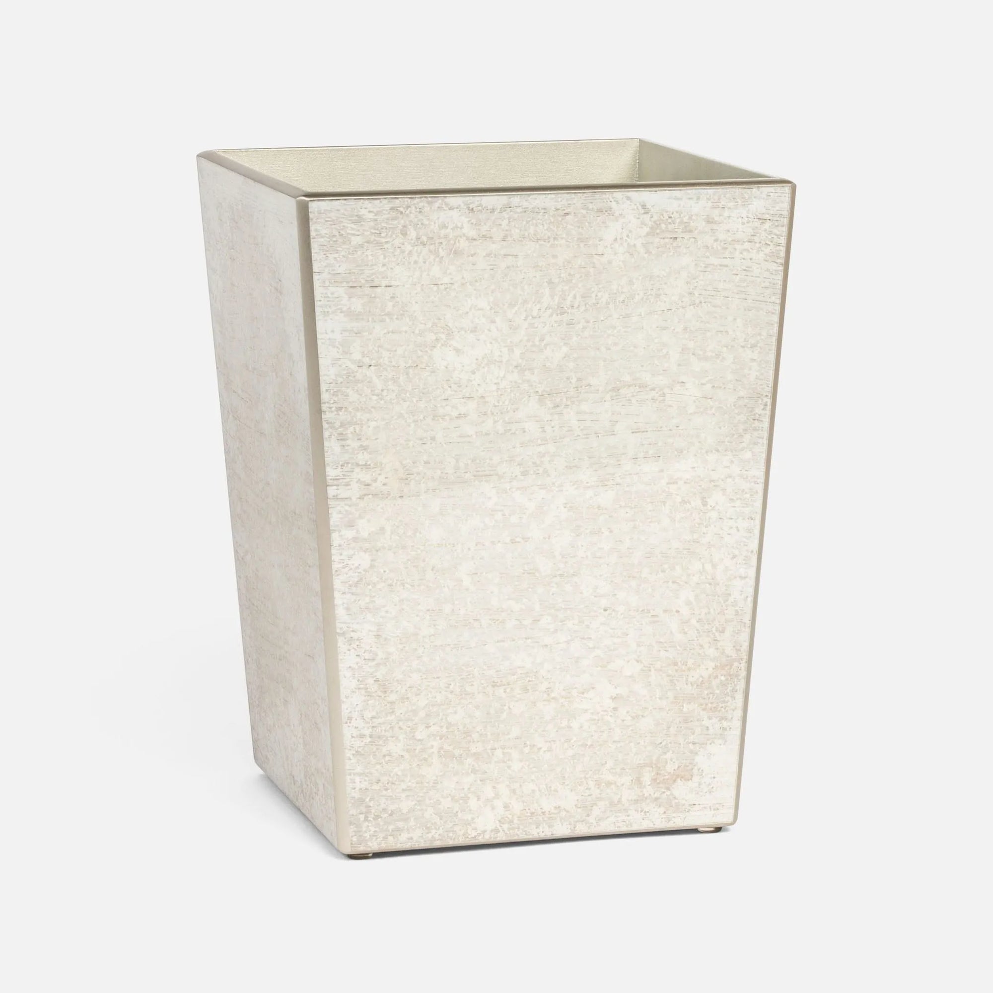 Pigeon and Poodle - PP001160 - Nora Wastebasket - Nora - Metallic Frost Painted Glass