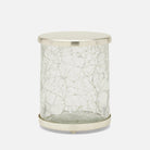 Pigeon and Poodle - PP004888 - Pomaria Canister - Pomaria - Brushed Silver Glass/Stainless Steel