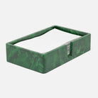 Pigeon and Poodle PP005235 Porter Hand Towel Tray in Natural Gloss Faux Malachite