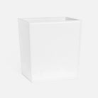 Pigeon and Poodle - PP003993 - Rothwell Wastebasket - Rothwell - Bright White Marine Leather