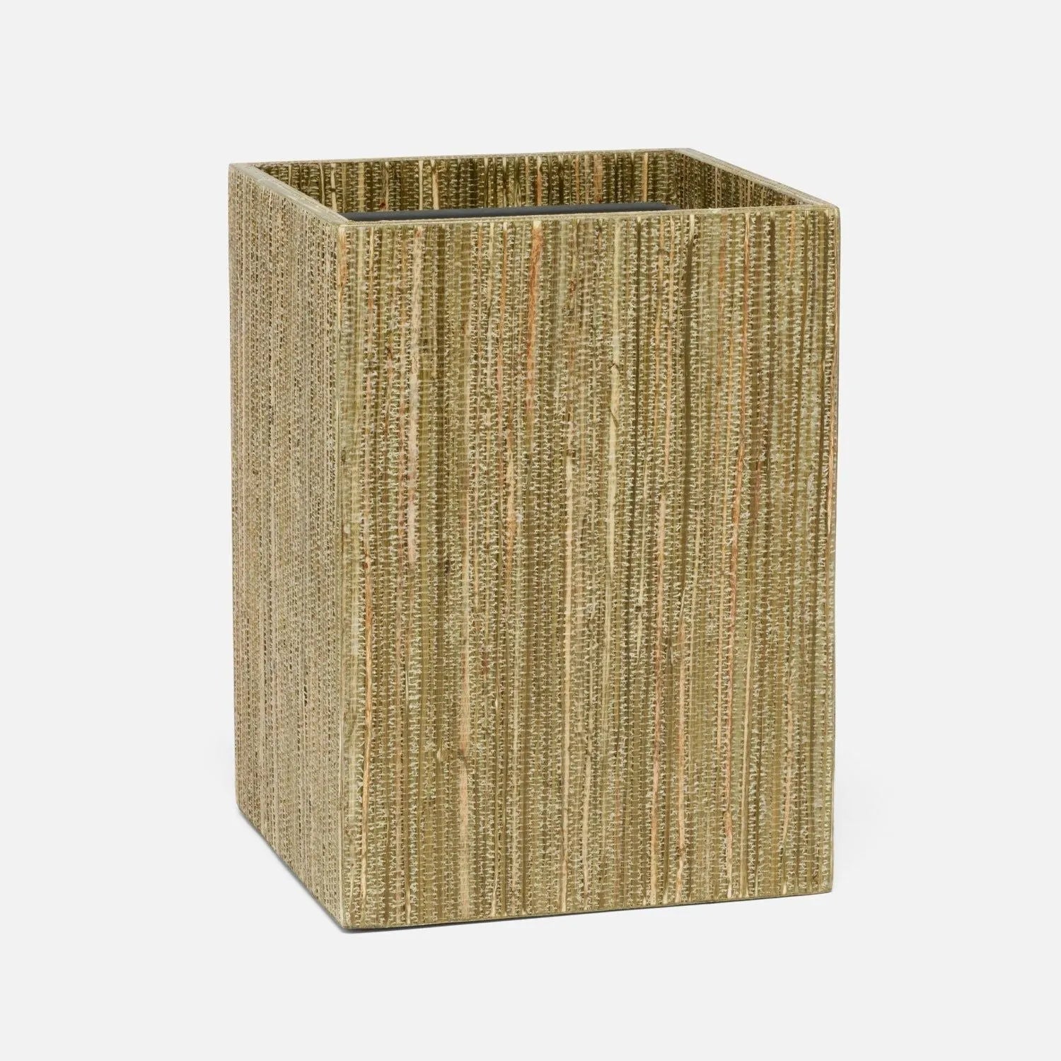 Pigeon and Poodle - PP007095 - Sumter Wastebasket - Sumter - Olive Hemp