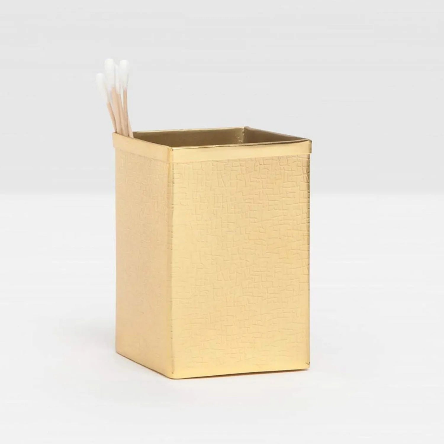 Pigeon and Poodle PP001483 Tiset Brush Holder in Gold Etched Stainless Steel