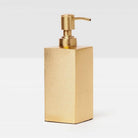 Pigeon and Poodle PP001486 Tiset Soap Pump in Gold Etched Stainless Steel