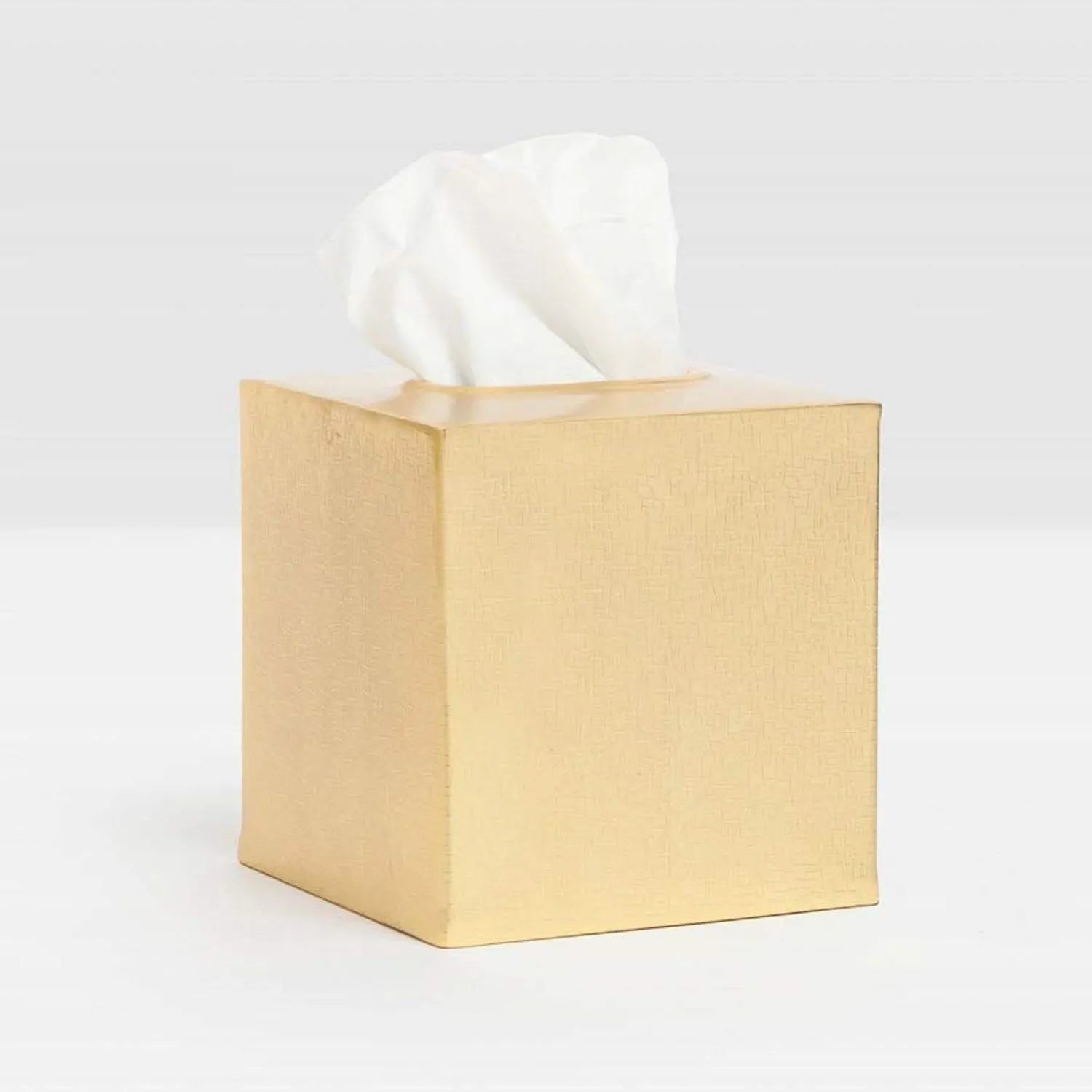Pigeon and Poodle PP001487 Tiset Tissue Box in Gold Etched Stainless Steel