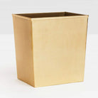 Pigeon and Poodle PP001489 Tiset Wastebasket (Rectangular) in Gold Etched Stainless Steel