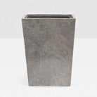 Pigeon and Poodle - PP001541 - Veneto Wastebasket - Veneto - Gray Polished Marble