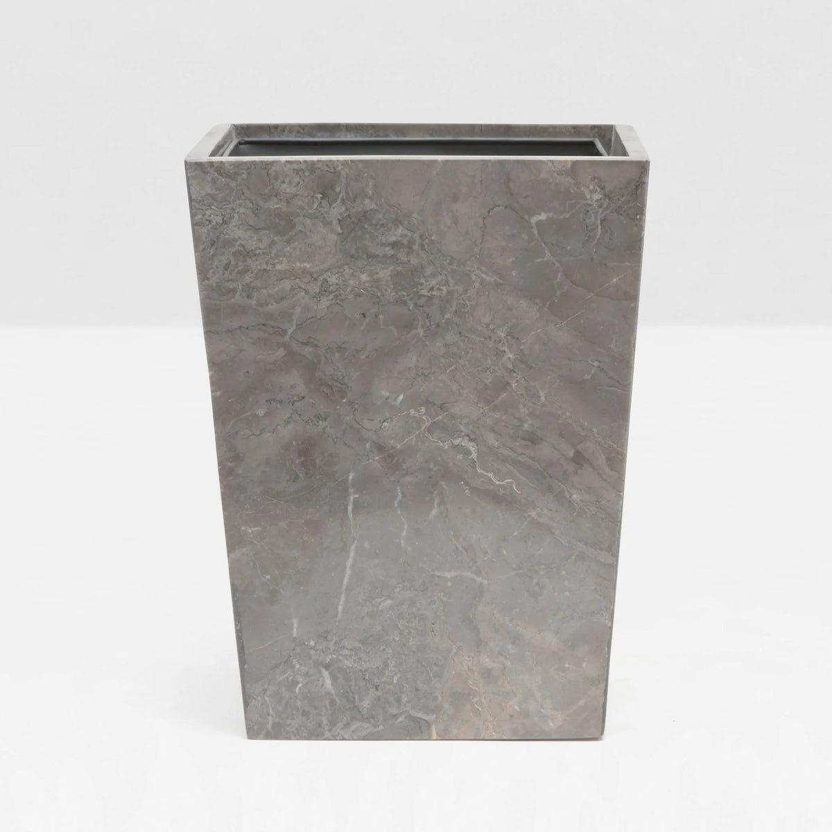Pigeon and Poodle - PP001541 - Veneto Wastebasket - Veneto - Gray Polished Marble