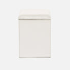 Pigeon and Poodle - PP005705 - Victoria Canister - Victoria - White Full-Grain Leather
