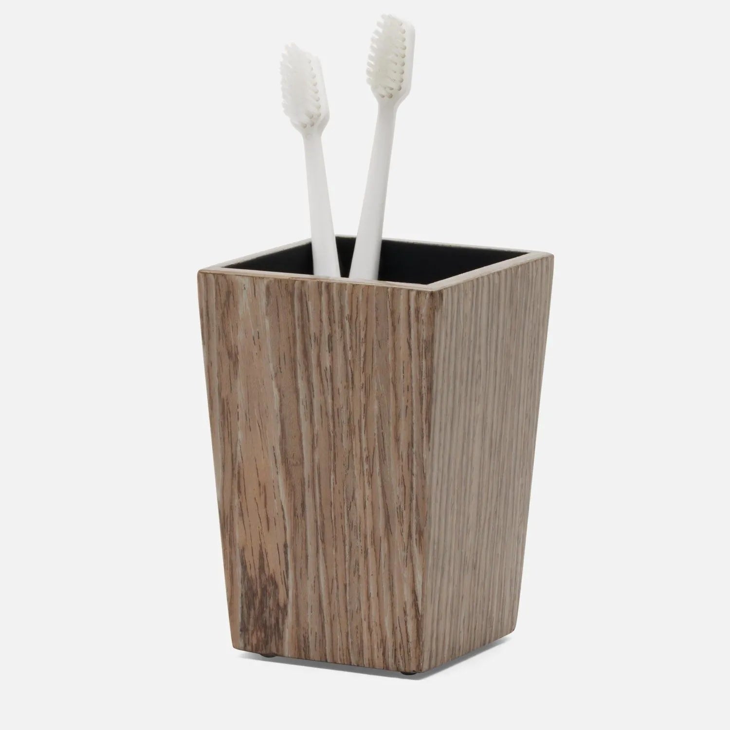 Pigeon and Poodle - PP005913 - Westerly Brush Holder - Westerly - Dark Oak Veneer