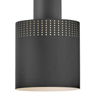 Lark 83687BK Casey Metal Shade Pendant in Black