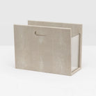 Pigeon and Poodle - PP002206 - Turin Magazine Holder - Turin - Sand Realistic Faux Shagreen