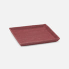 Pigeon and Poodle - PP006860 - Dresden Trays - Dresden - Burgundy Cotton Jute