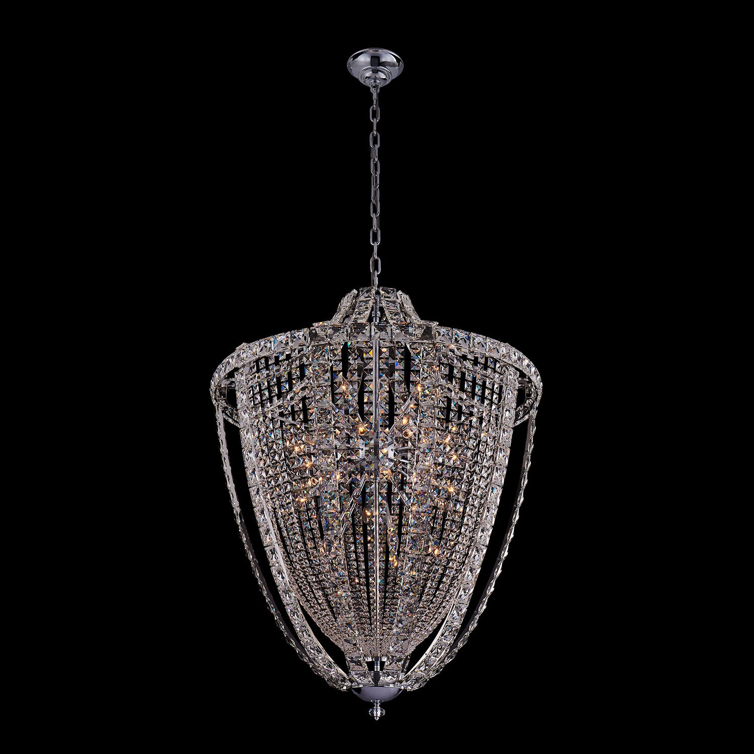 Allegri - 040956-010-FR001 - 35 Light Pendant - Scudo - Chrome
