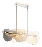 Europhase 50462-018 Grotto LED Linéaire Suspendu en nickel poli