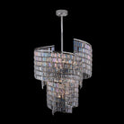Allegri 041751-014-FR001 Vortice Foyer Pendant in Polished Silver
