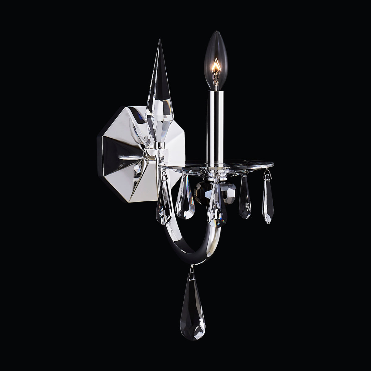 Allegri 046121-014-FR001 Passo Wall Sconce in Polished Silver