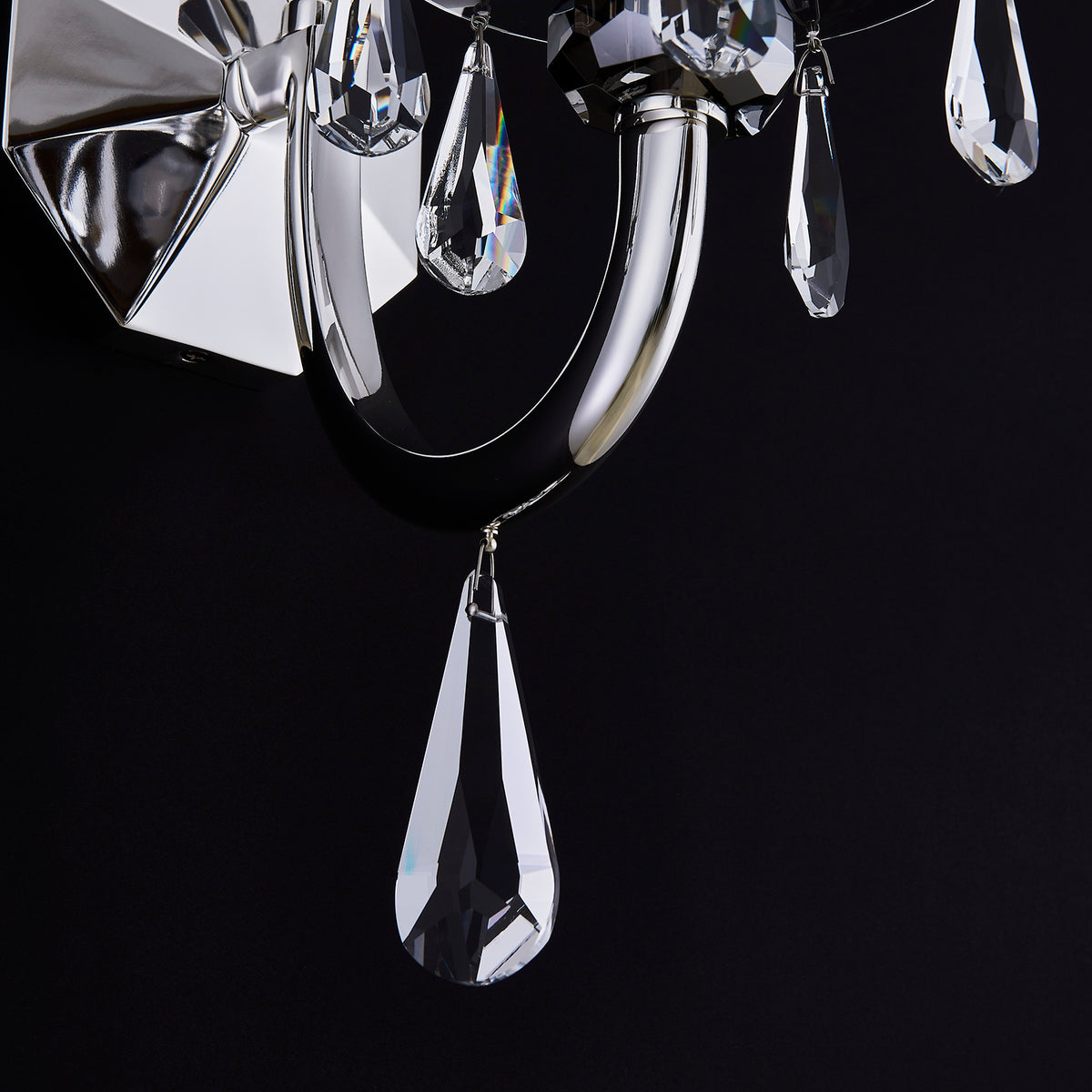 Allegri 046121-014-FR001 Passo Wall Sconce in Polished Silver