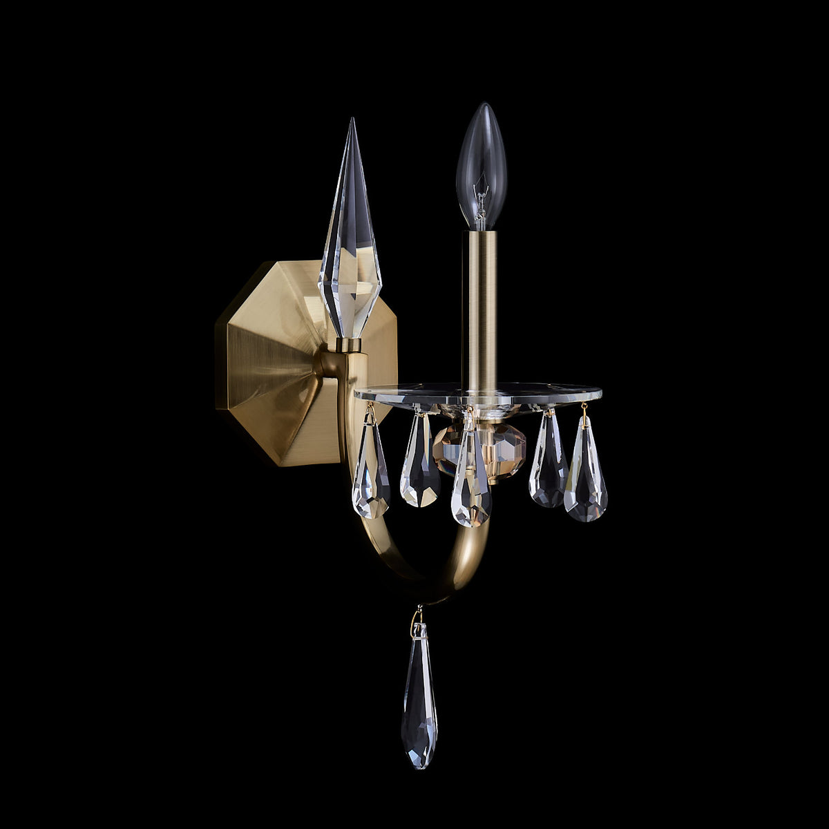 Allegri 046121-039-FR001 Passo Wall Sconce in Brushed Brass
