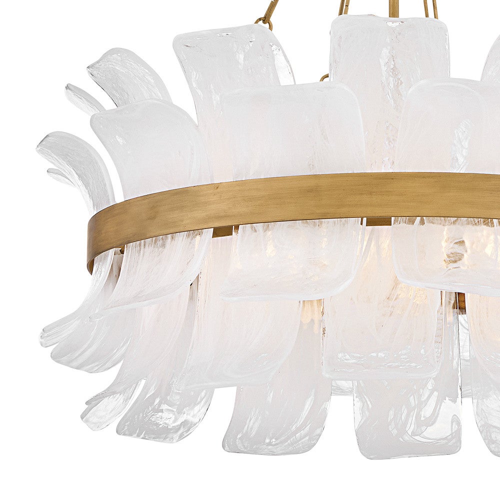 Fredrick Ramond FR46914BNG Fleur Pendant in Burnished Gold