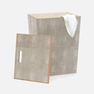 Pigeon and Poodle - PP002444 - Northwich Rct Hamper - Northwich - Sand Realistic Faux Shagreen