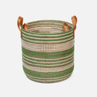 Pigeon and Poodle - PP002449 - Olinda Basket - Olinda - Green/Natural Seagrass