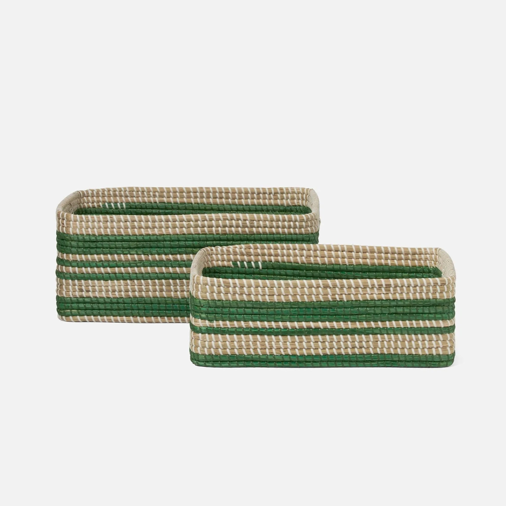 Pigeon and Poodle - PP004953 - Arley Basket - Arley - Blue/Natural Seagrass