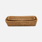 Pigeon and Poodle - PP005627 - Kazan Nested Baskets - Kazan - Natural Rattan