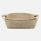 Pigeon and Poodle - PP006506 - Roslyn Storage Baskets - Roslyn - Natural/White Seagrass