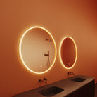 Paris Mirror ORVER4040CCT-TS-GLD Orvella Round LED Mirror in Gold