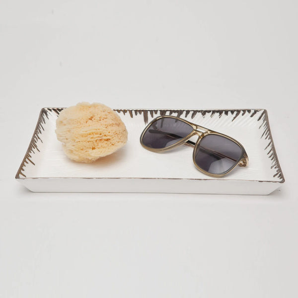 Plateau en porcelaine Rio