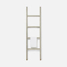Pigeon and Poodle - PP007295 - Ramsey Leaning Towel Rack - Ramsey - Sand Faux Shagreen