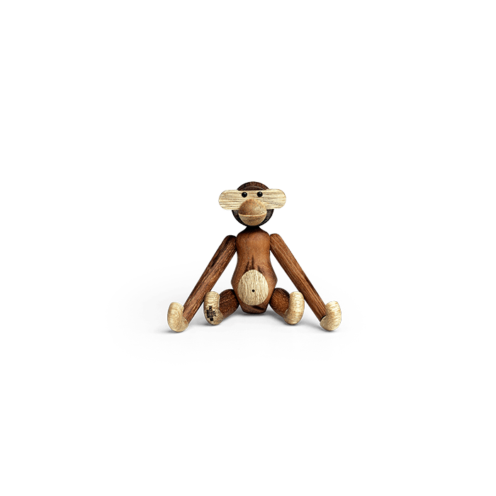 Kay Bojesen 39249 Monkey Wooden Figurine in Teak/Limba