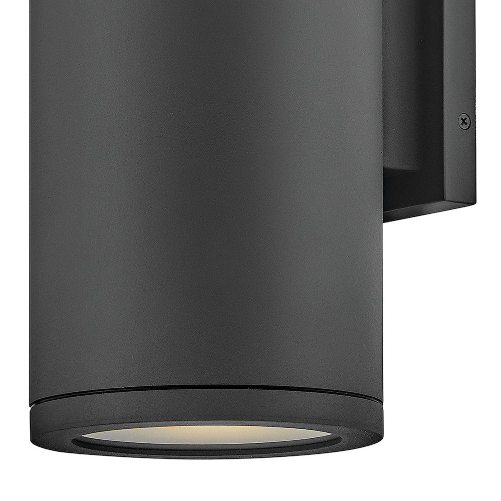 Hinkley Lighting 13595BK-LL Silo LED Up/Down Wall Mount Lantern in Black