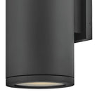 Hinkley Lighting 13595BK-LL Silo LED Up/Down Wall Mount Lantern in Black