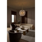 Fredrick Ramond FR46905UB Globe Maya Suspension en laiton non verni