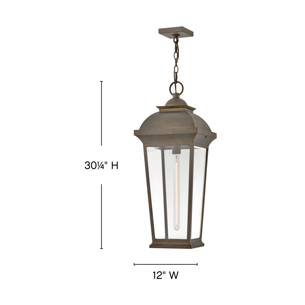 Luminaire suspendu Hinkley Lighting 19692BLB Hawthorne Suspension en laiton noirci