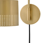 Applique murale articulée Lark 84620LCB Casey en laiton laqué
