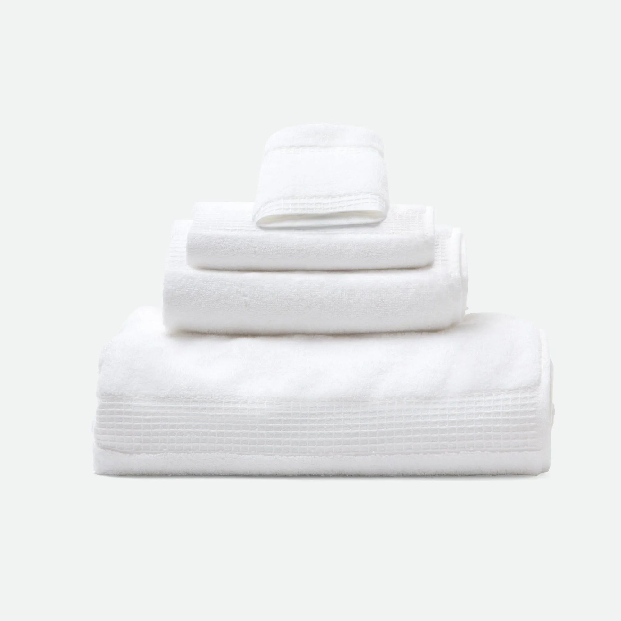 Pigeon and Poodle - PP002734 - Annecy Fringe Towel - Annecy - White 100% Cotton