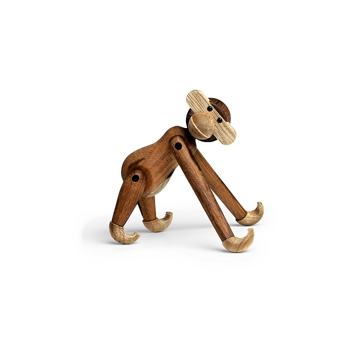 Kay Bojesen 39249 Monkey Wooden Figurine in Teak/Limba