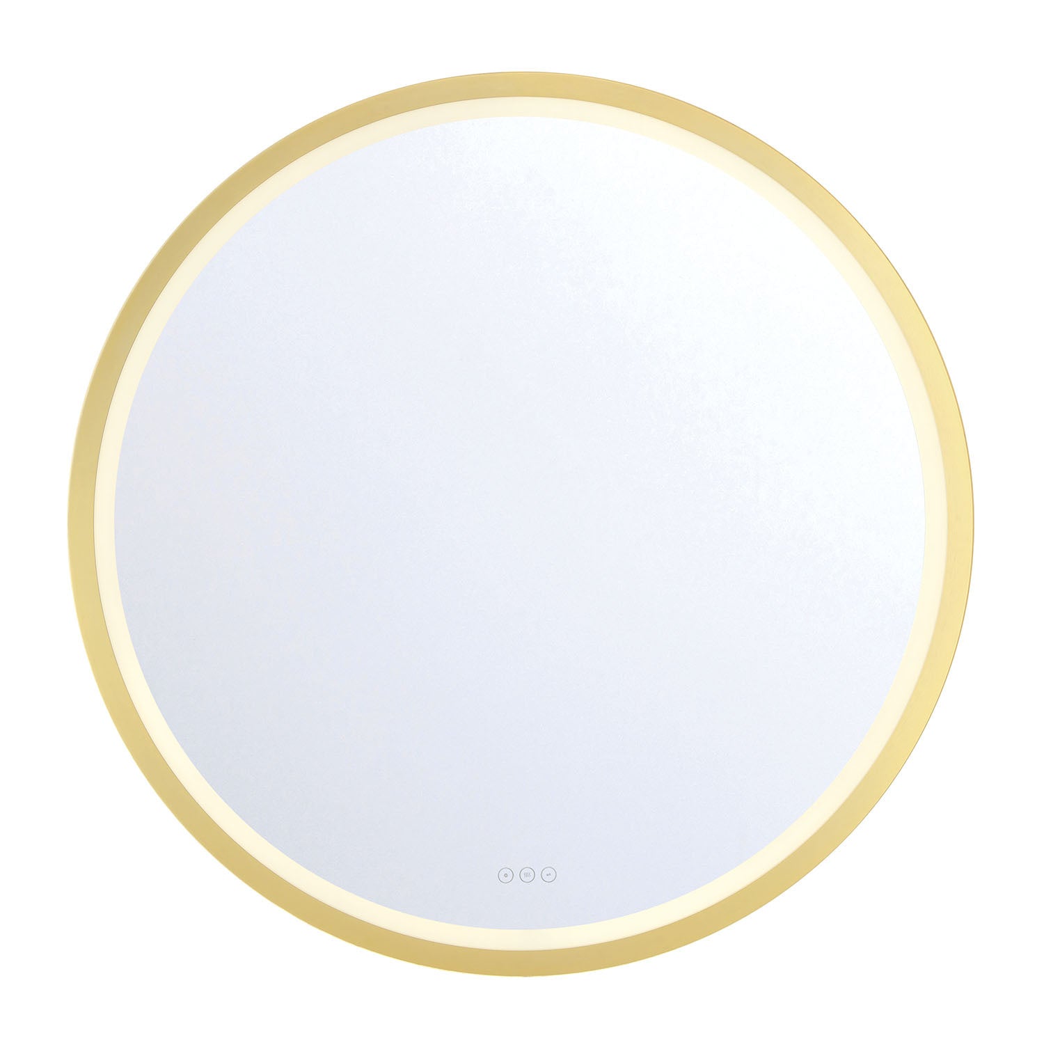 Eurofase 48977-012 Artell LED Round Mirror in Gold