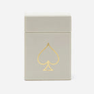 Pigeon and Poodle - PP002755 - Aira Textured Leather Box - Aira - Light Gray Full-Grain Leather