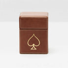 Pigeon and Poodle - PP002759 - Aira Textured Leather Box - Aira - Tobacco Full-Grain Leather
