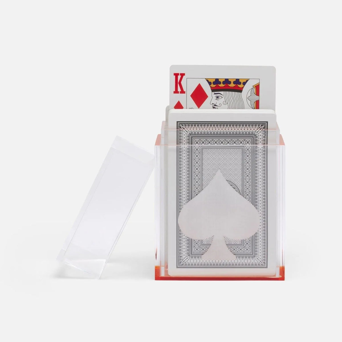 Pigeon and Poodle - PP006269 - Soma Card Box Set - Soma - Clear/Tangerine Acrylic