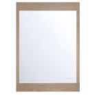 Eurofase 48508-022 Mogano LED Wood Mirror in White Oak